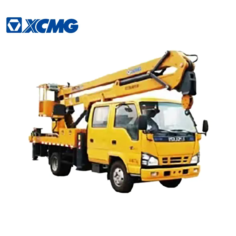 XCMG 14m high lift truck XGS5065JGKQ6 China new aerial platform manlift truck with bucket for sale